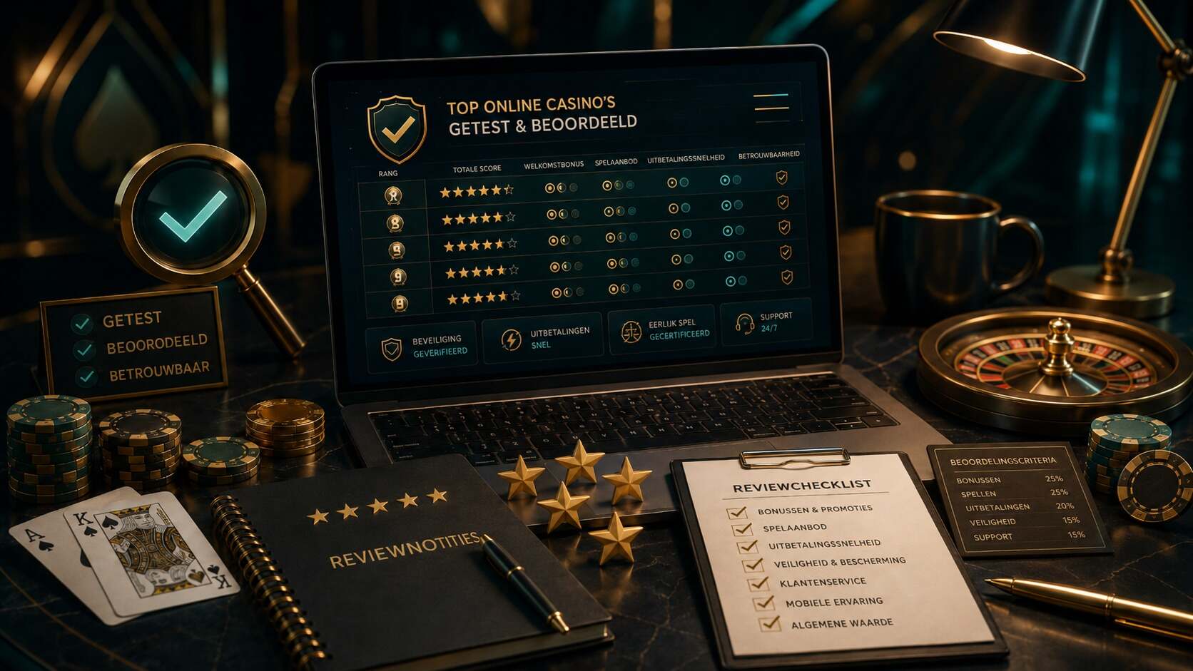 Top 10 beste online casino’s in Nederland getest en beoordeeld op bonussen, veiligheid en uitbetalingen